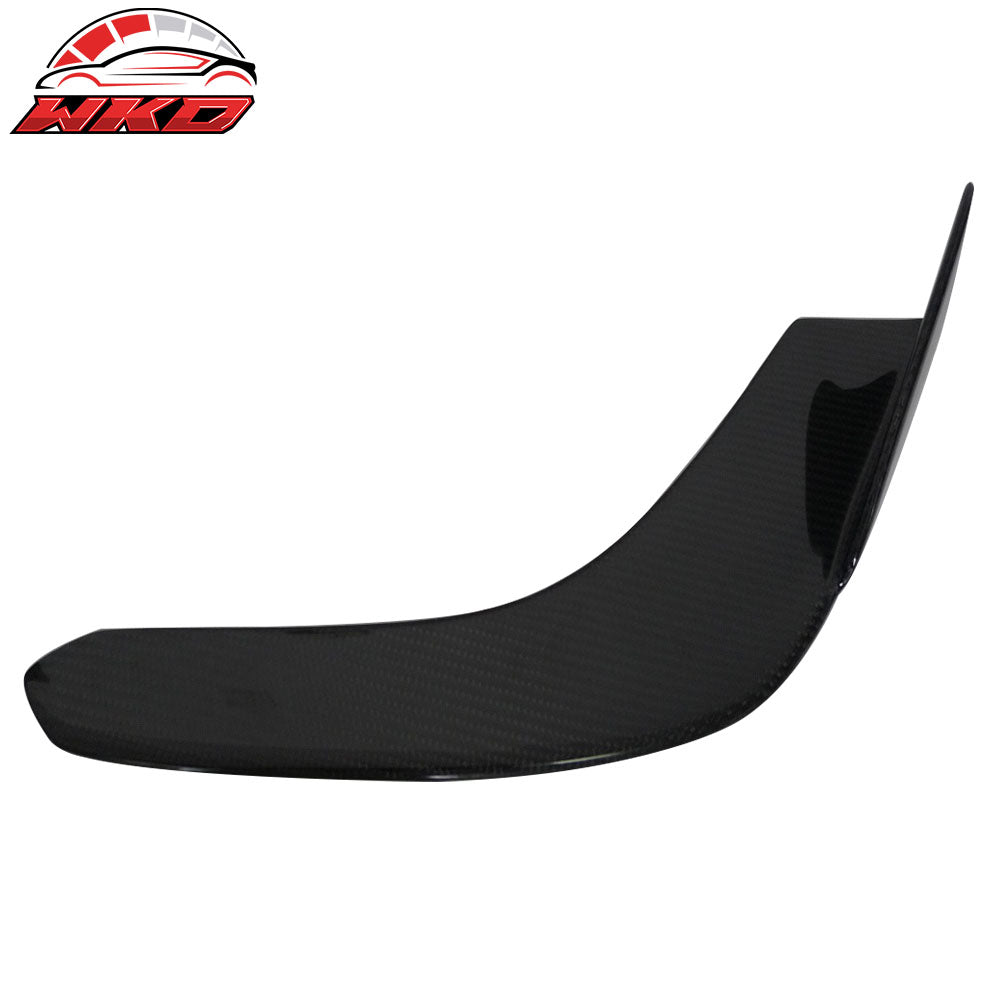 Universal Type 1 Front Bumper Lip Spoiler Winglet Carbon Fiber