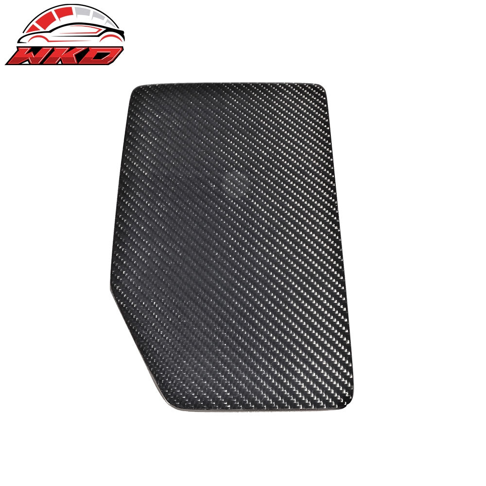 V1 Universal GT Trunk Spoiler Wing Side Plate Add On- Carbon Fiber CF