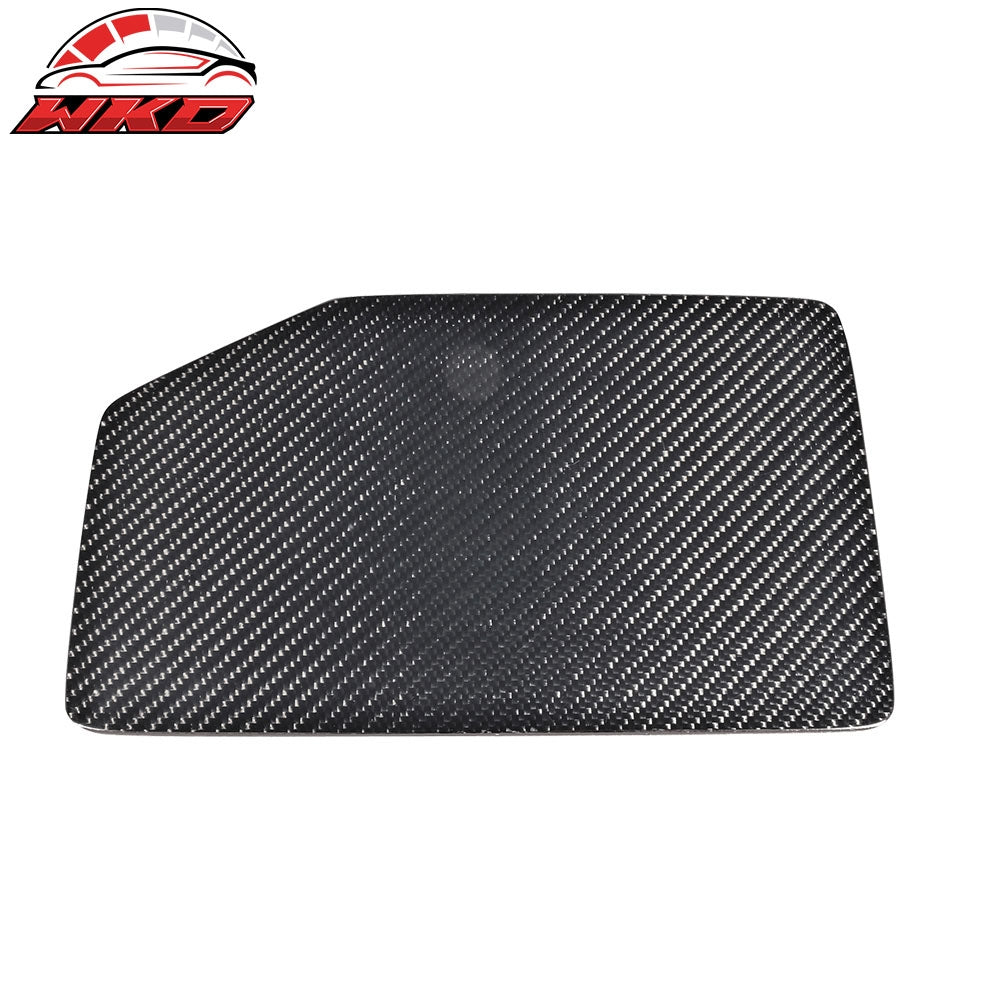 V1 Universal GT Trunk Spoiler Wing Side Plate Add On- Carbon Fiber CF