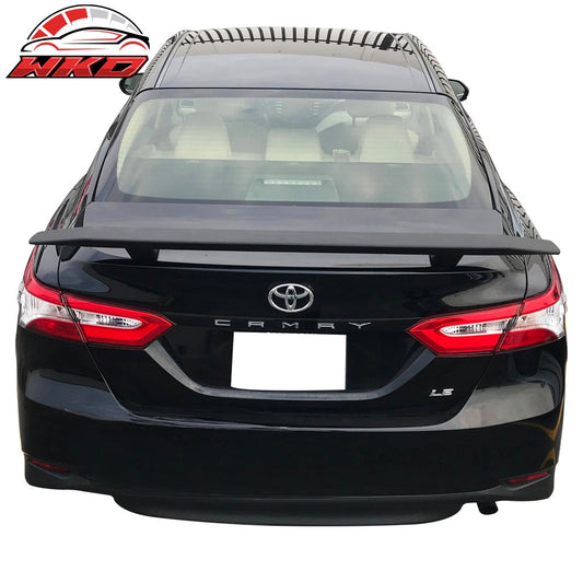 Wholesale Universal IKON Style ABS Plastic Add On Matte Black Rear Trunk Wing Spoiler Tail