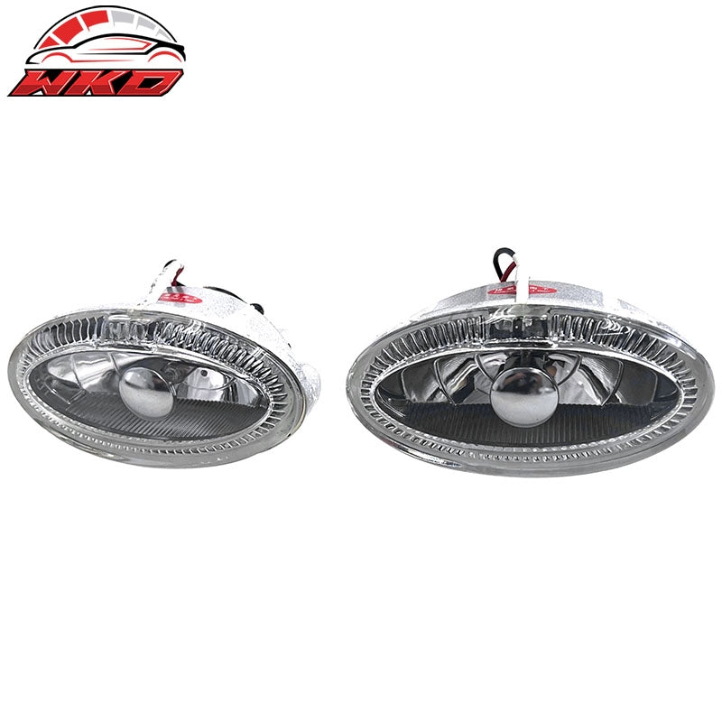Wholesale Universal RH LH Front Bumper Driving Fog Lights Halogen Lamps W/Wiring Harness - Wikond Auto