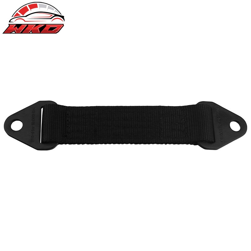 10" Black 10000lbs Racing Limit Straps Shock Suspension Travel 4 Layers Webbing