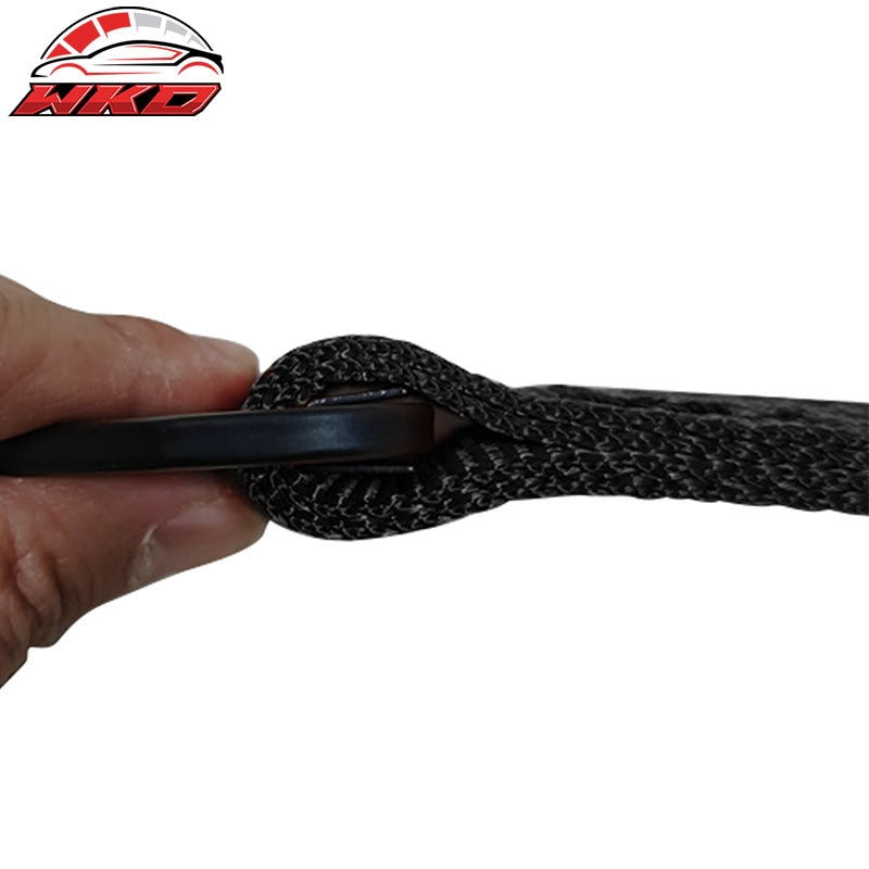 18" Black 10000lbs Racing Limit Straps Shock Suspension Travel 4 Layers Webbing