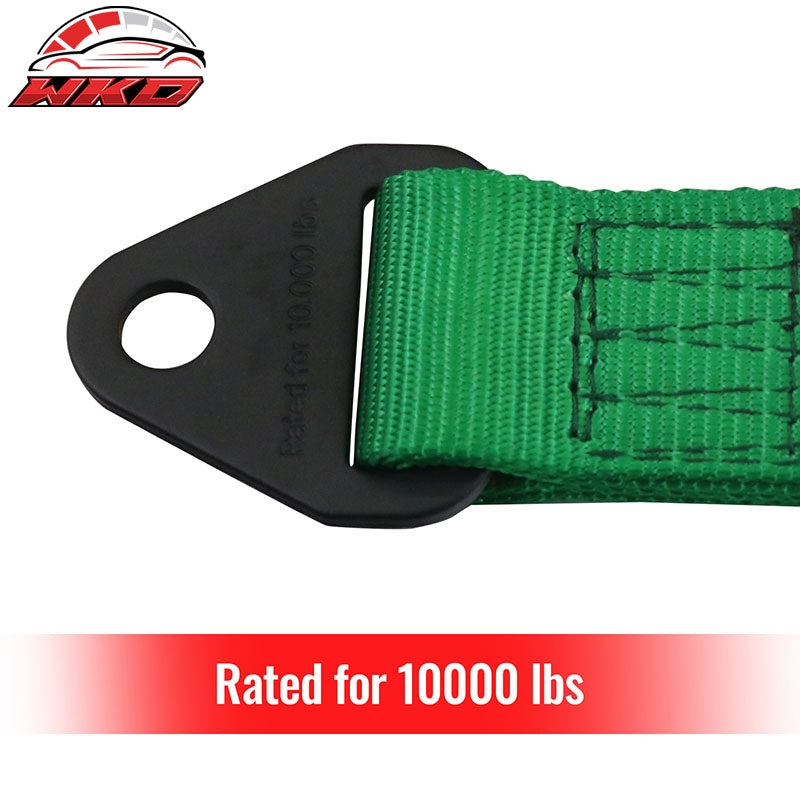 32" Green 10000lbs Racing Limit Straps Shock Suspension Travel 4 Layers Webbing