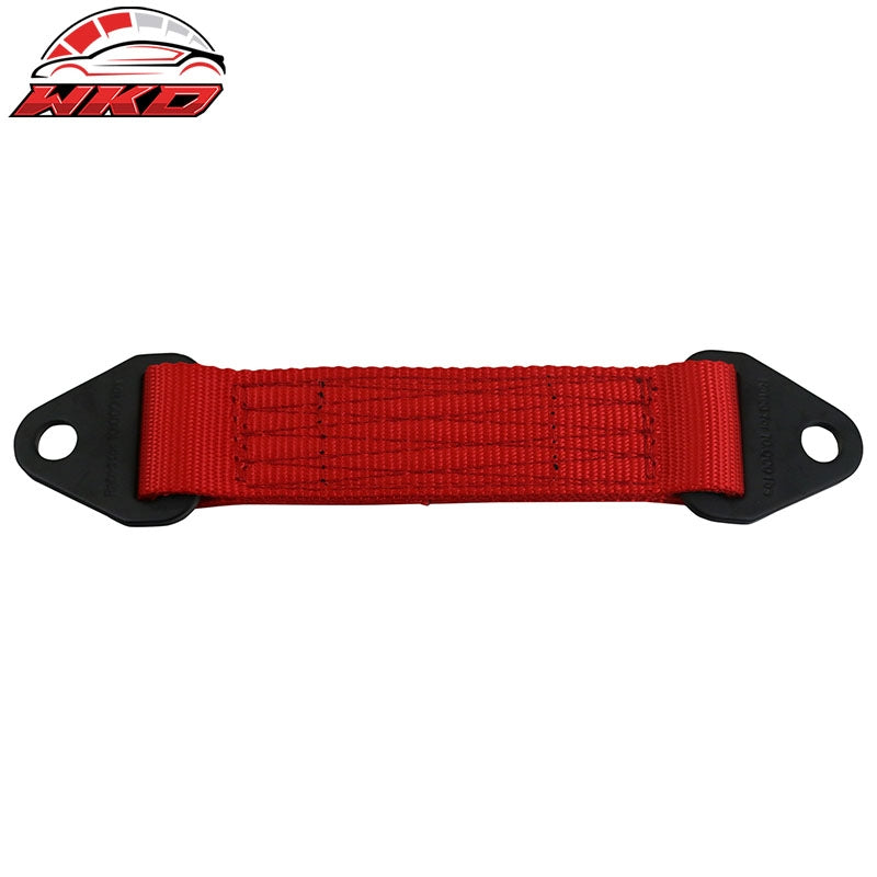10" Red 10000lbs Racing Limit Straps Shock Suspension Travel 4 Layers Webbing