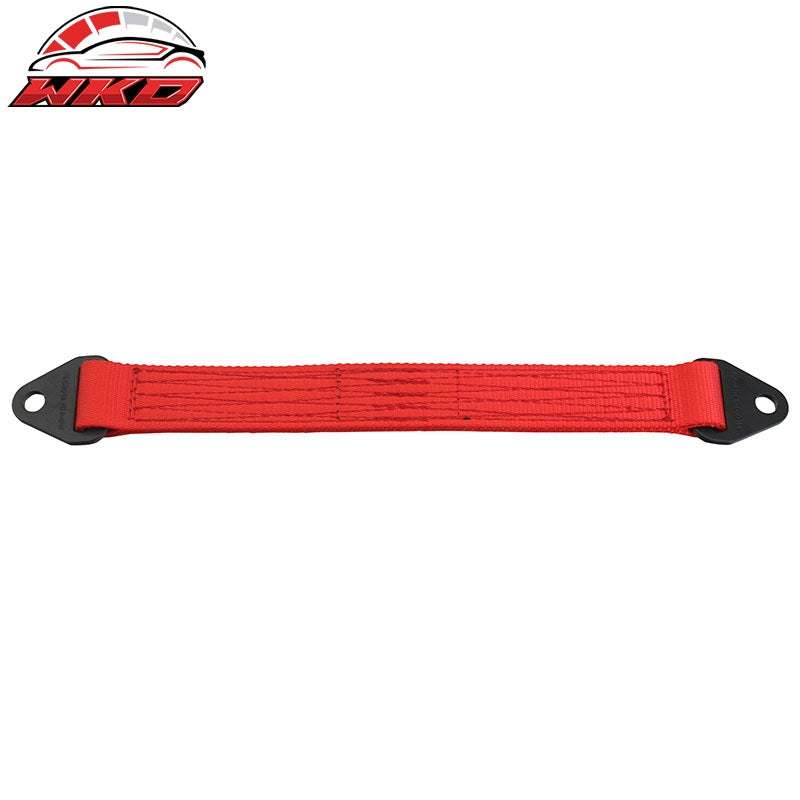 18" Red 10000lbs Racing Limit Straps Shock Suspension Travel 4 Layers Webbing