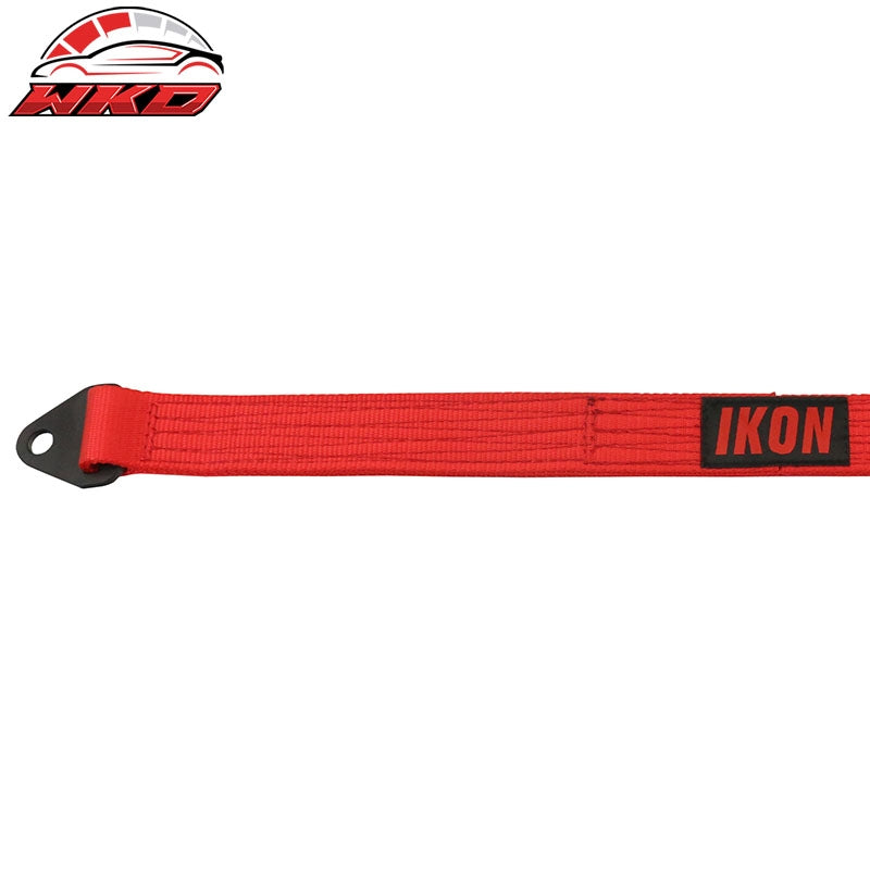 32" Red 10000lbs Racing Limit Straps Shock Suspension Travel 4 Layers Webbing