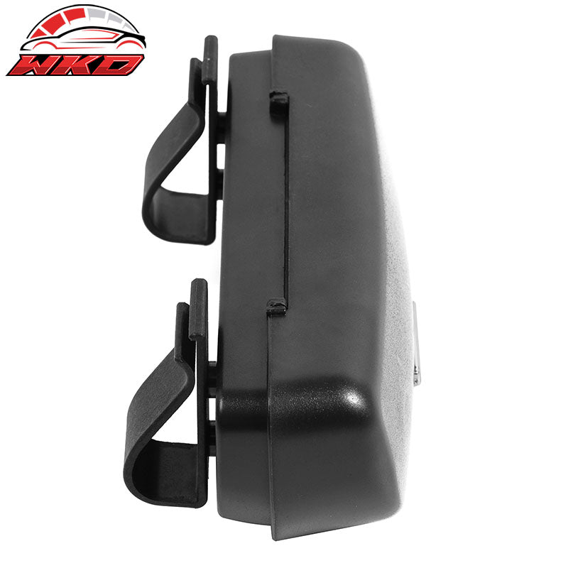 Universal Black Auto Car Sunglasses Holder Organizer Case Sun Visor Mounted Box