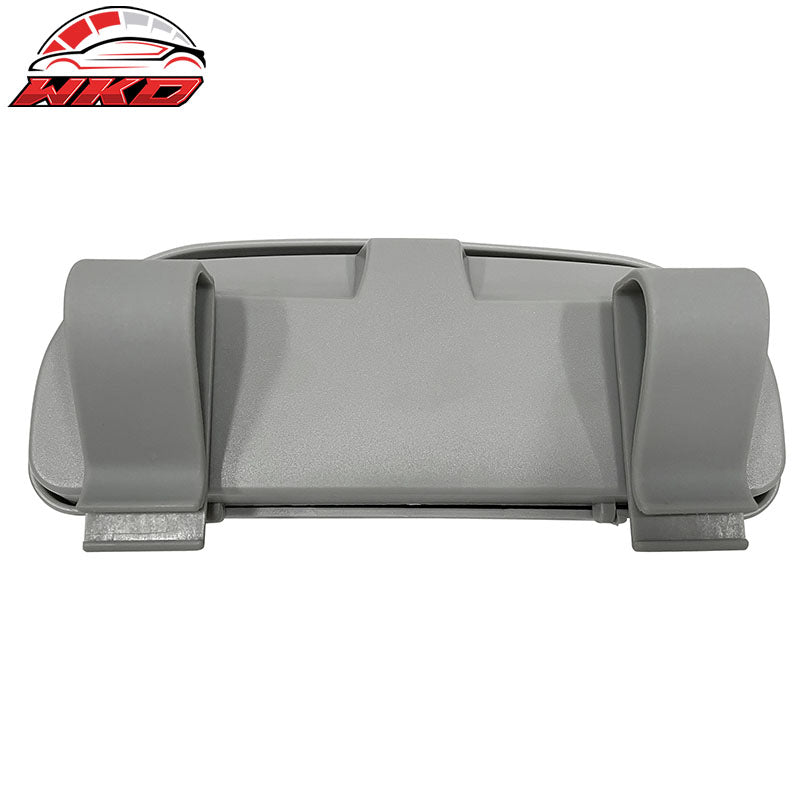 Universal Grey Sunglasses Holder Organizer Case Storage Sun Visor Mounted Box