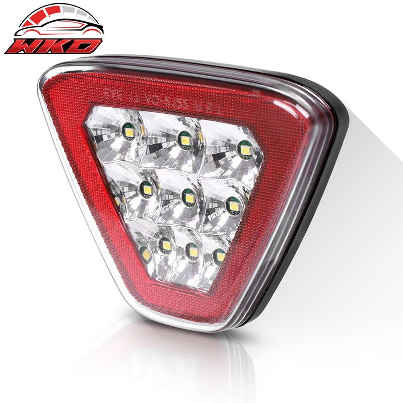 Universal Triangle Red LED Rear Tail 3RD Brake Lights Stop Safety Lamp