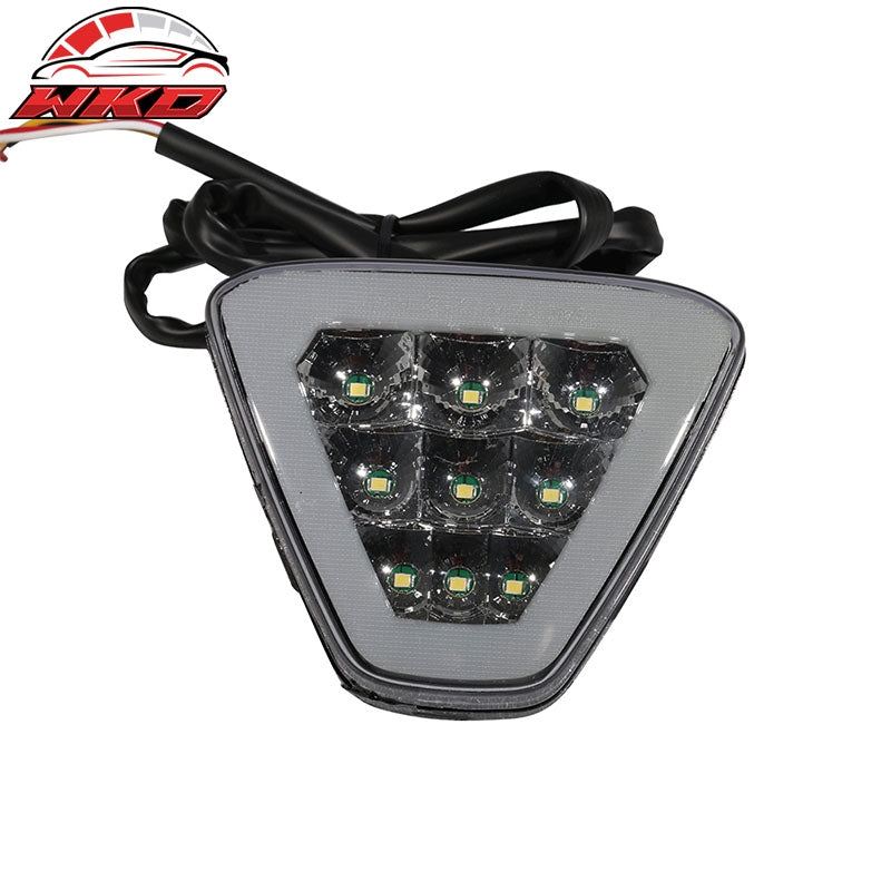Wholesale Universal Triangle Rear Bumper Stop Tail 3RD Brake Lights Lamp Smoke Len