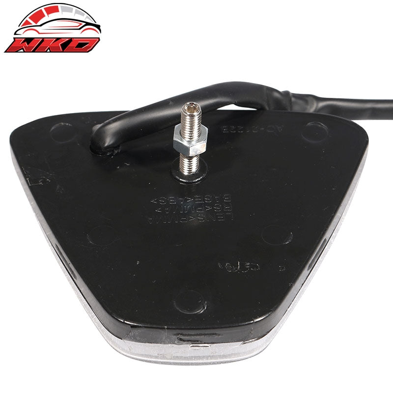 Universal Triangle Rear Bumper Stop Tail 3RD Brake Lights Lamp Smoke Len