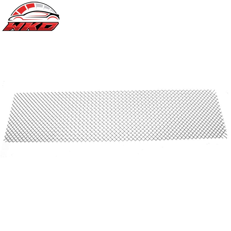 Wholesale Universal Woven Mesh Style Front Bumper Grille Insert Assembly Chrome