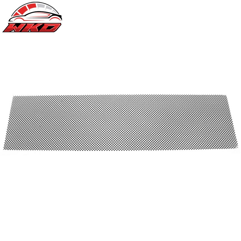 Wholesale Universal Woven Mesh Interchimp Style Front Grille Matte Black Stainless Steel