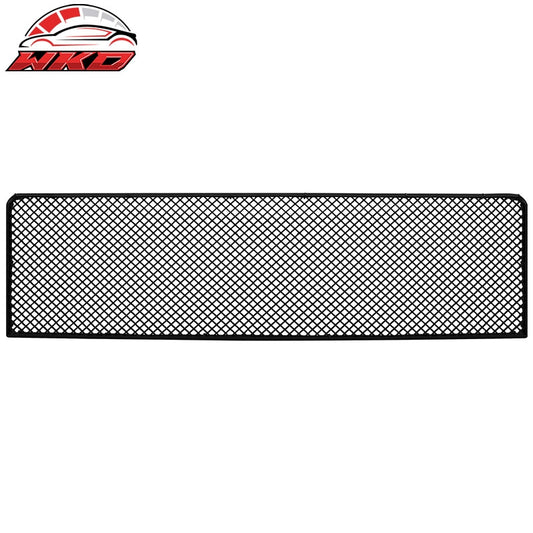 Wholesale Universal Woven Mesh Lock Crimp Style Front Bumper Grille Black Stainless Steel