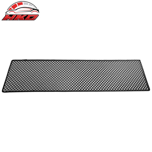 Wholesale Universal Woven Mesh Lock Crimp Style Front Grille Cover Stainless Steel Black