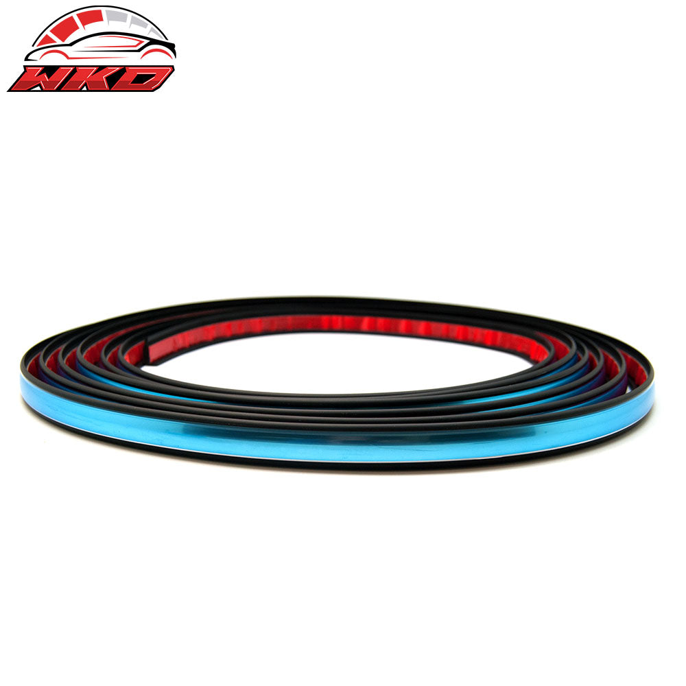 Universal 1.2X21 Auto Car Fender Flares Wheel Extension Molding Edge Trim Chrome