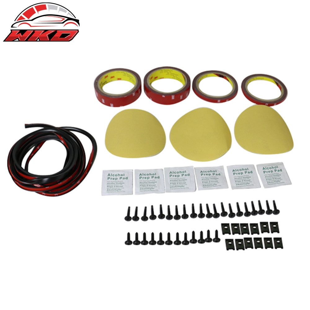 Wholesale Automotive 3M Tape Installation Hardware Front & Rear Bumper Lip Side Skirt