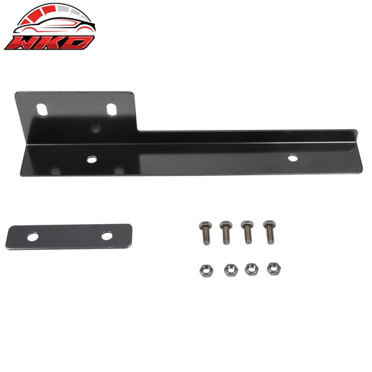 Wholesale Gunmetal Brush Aluminum Front License Plate Relocate Mounting Bracket Universal