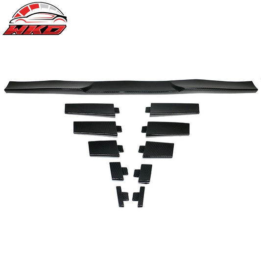 Wholesale Universal Fit Carbon Fiber Print Top Rear Roof Spoiler Wing Adjustable Splitter