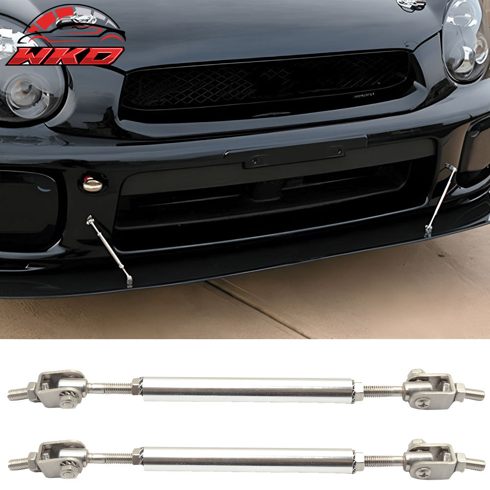 Adjustable 5.5-8 Inch Bumper Lip Spoiler Diffuser Rod Splitter Support Protector