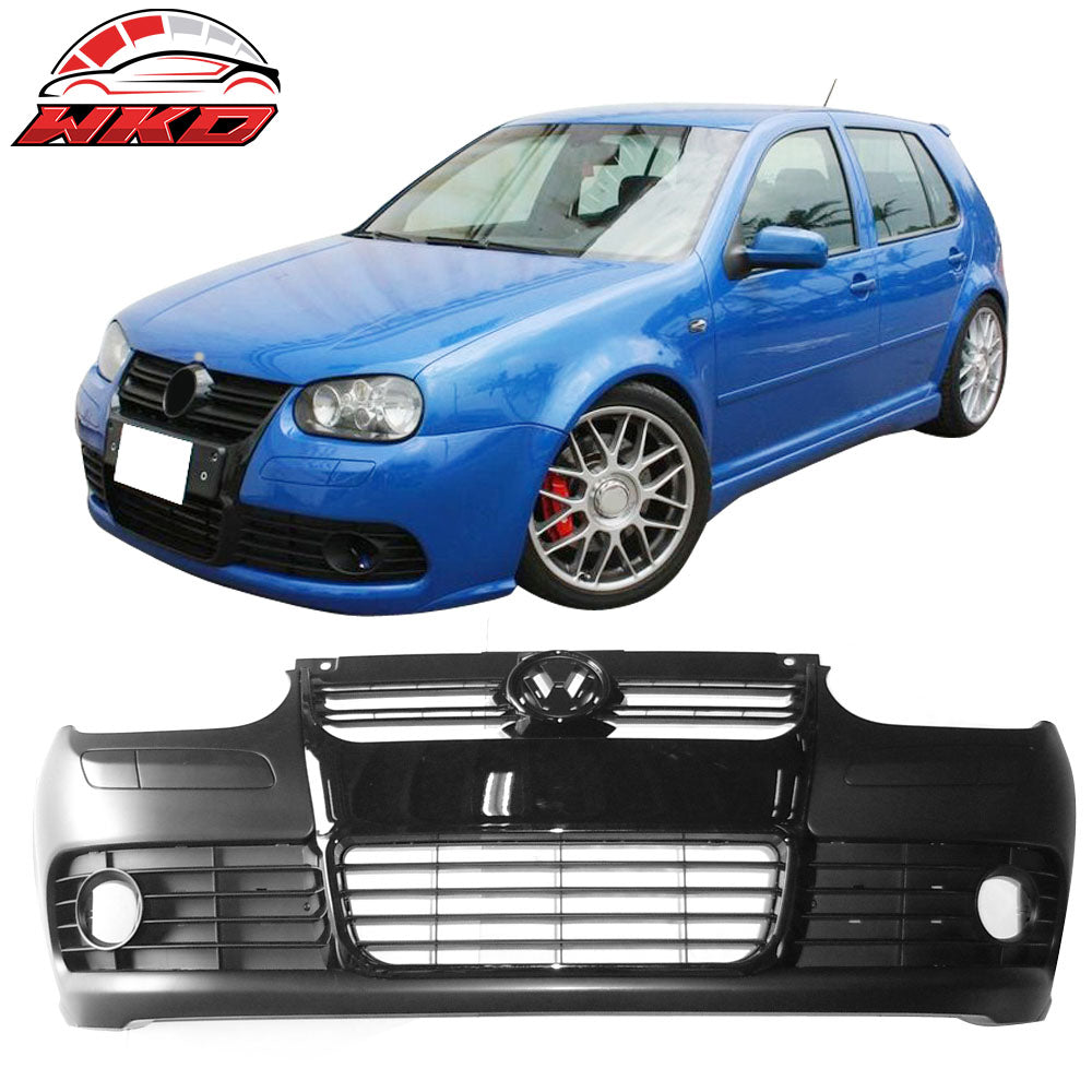 Fits 99-04 VW Volkswagen Golf MK4 R32 Style PP Front Bumper Conversion Cover
