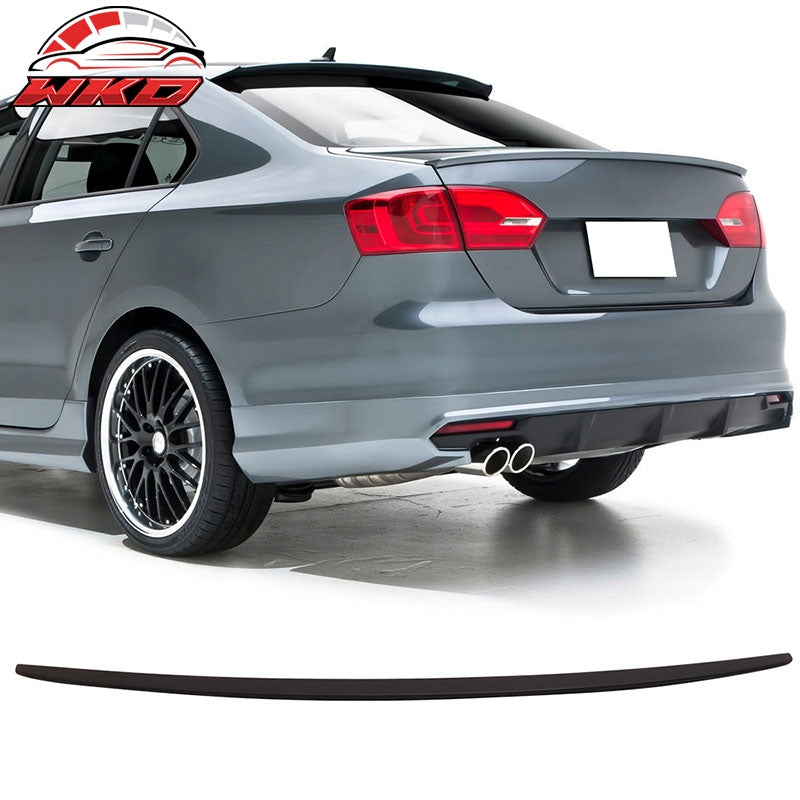 Matte Black! Fits 11-18 VW Jetta OE Factory Style Flush Mount Rear Trunk Spoiler