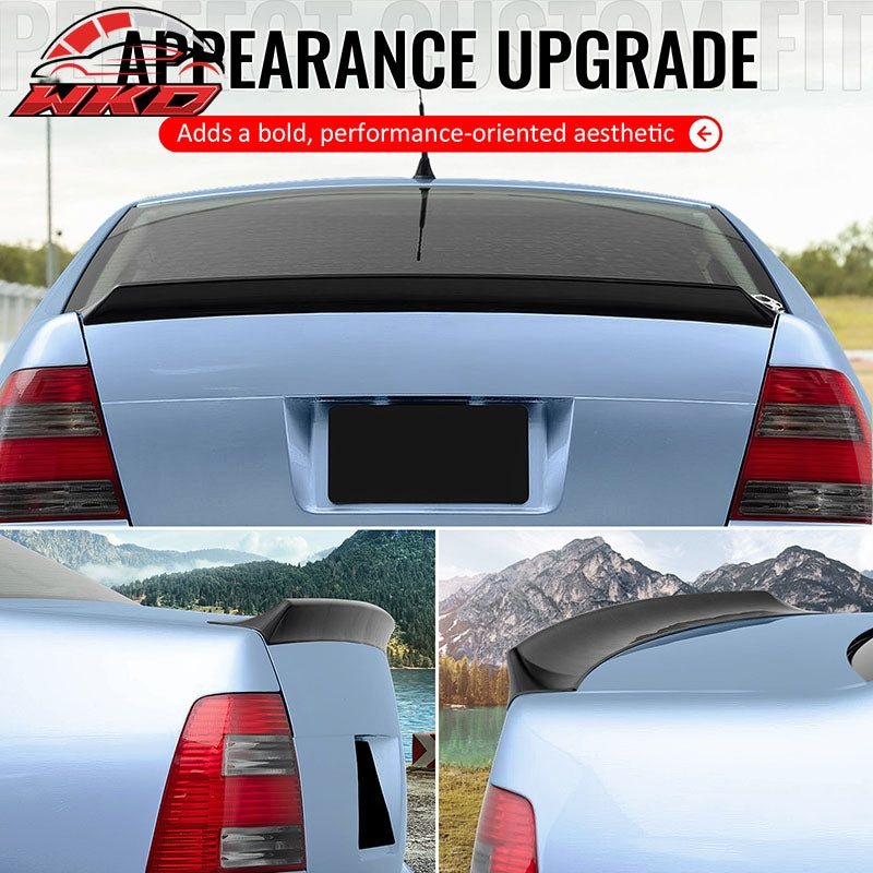 Fits 99-03 VW MK4 Jetta Sedan ES Style Duckbill Trunk Spoiler Carbon Fiber Print
