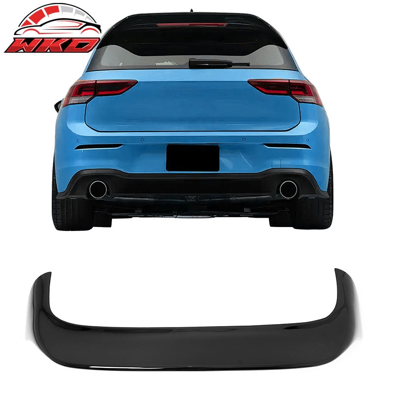 Wholesale 22-26 VW MK8 Golf GTI ES Style Rear Roof Spoiler Wing Lip Gloss Black ABS