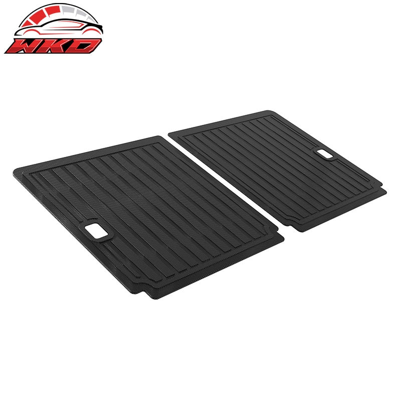 Fits 18-24 VW Tiguan 7 Seats TPE All Weather Floor Mats Carpets + Backrest Mats