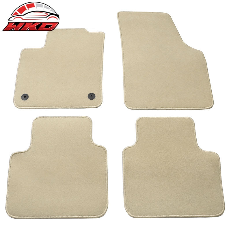 Wholesale 18-26 Volkswagen Atlas Auto Beige Nylon Floor Mats Car Liners Carpet 4PC