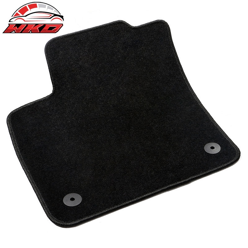 Fits 18-26 Volkswagen Atlas Auto Black Nylon Floor Mats Car Liners Carpet 4PC