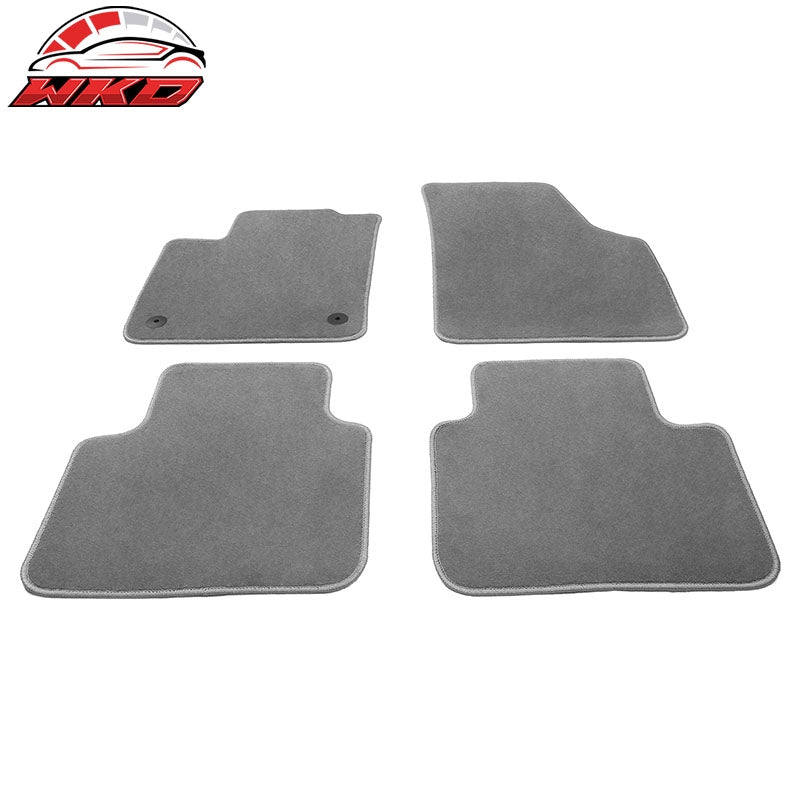 Fits 18-26 Volkswagen Atlas Auto Gray Nylon Floor Mats Car Liners Carpet 4PC