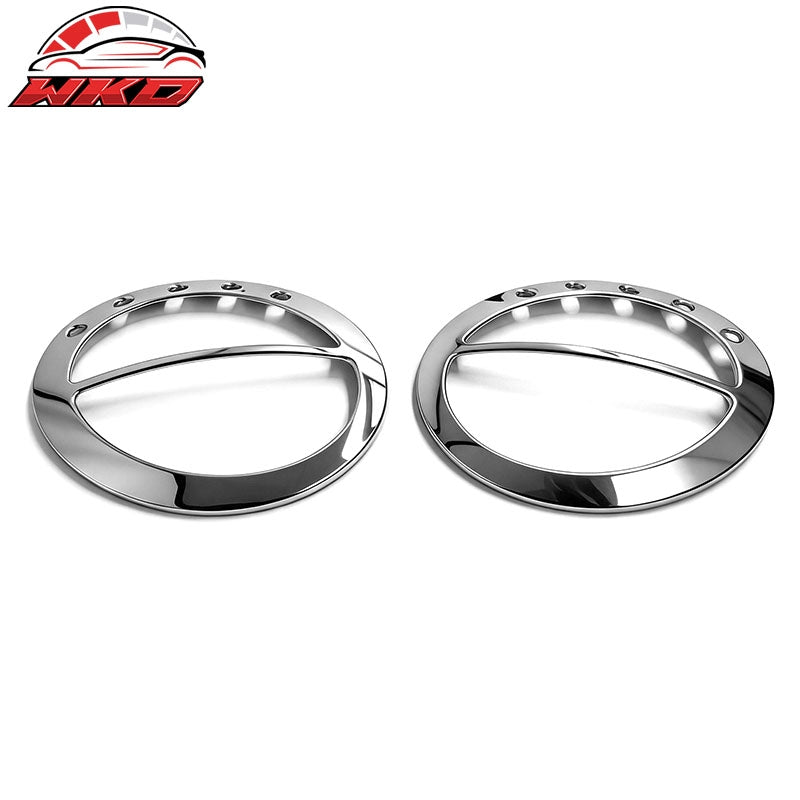 Fits 98-05 Volkswagen Beetle Chrome Tail Light Bezels Cover Frame ABS 2PCS Set