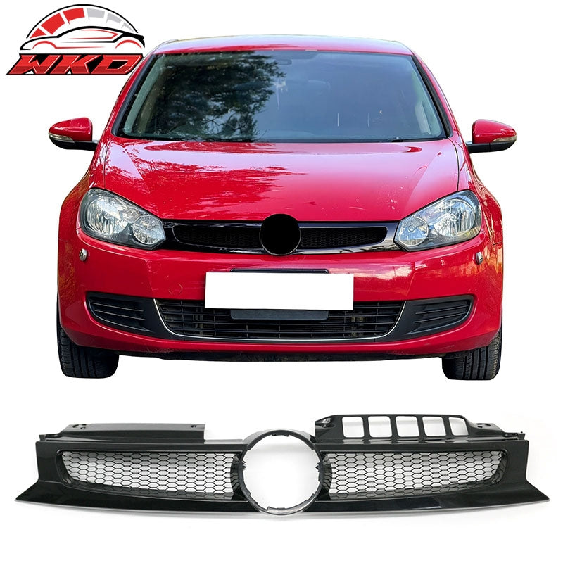 Wholesale 10-14 Volkswagen Golf/11-14 Jetta MK6 Front Bumper Hood Mesh Upper Grille