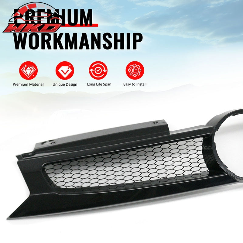 Fits 10-14 Volkswagen Golf/11-14 Jetta MK6 Front Bumper Hood Mesh Upper Grille