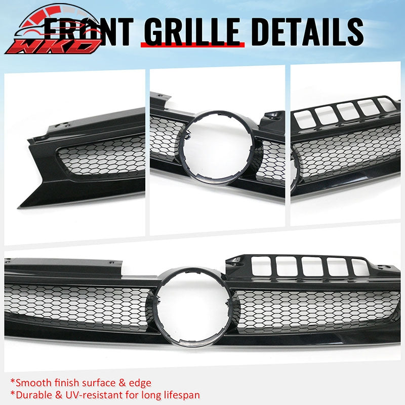 Fits 10-14 Volkswagen Golf/11-14 Jetta MK6 Front Bumper Hood Mesh Upper Grille