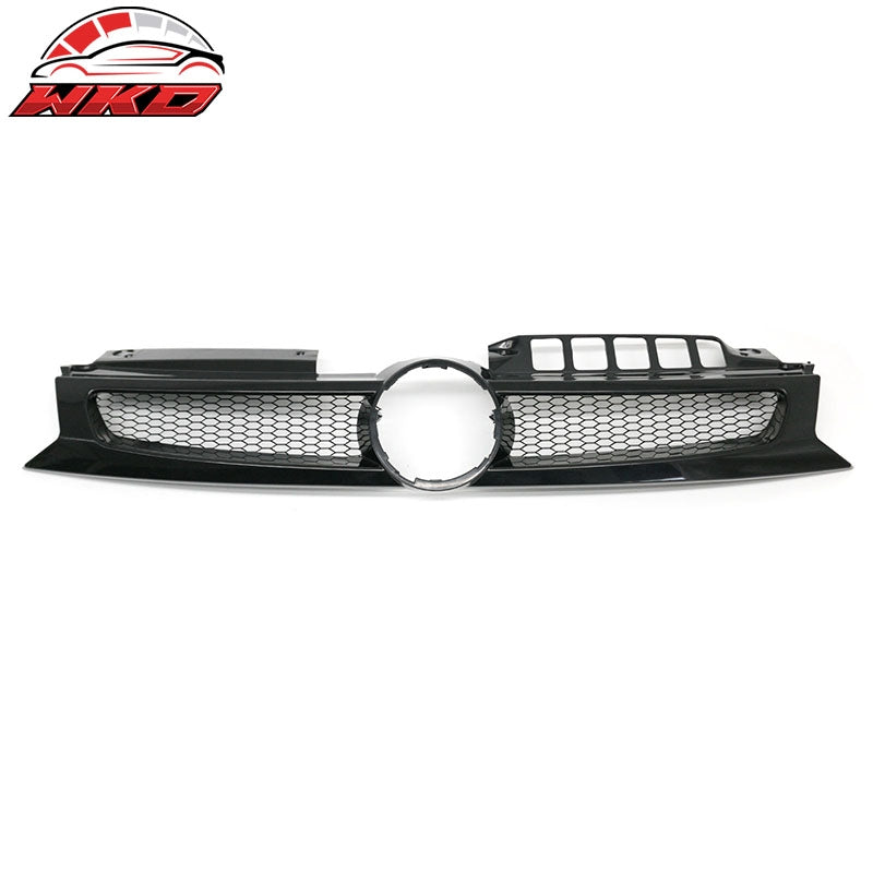 Fits 10-14 Volkswagen Golf/11-14 Jetta MK6 Front Bumper Hood Mesh Upper Grille