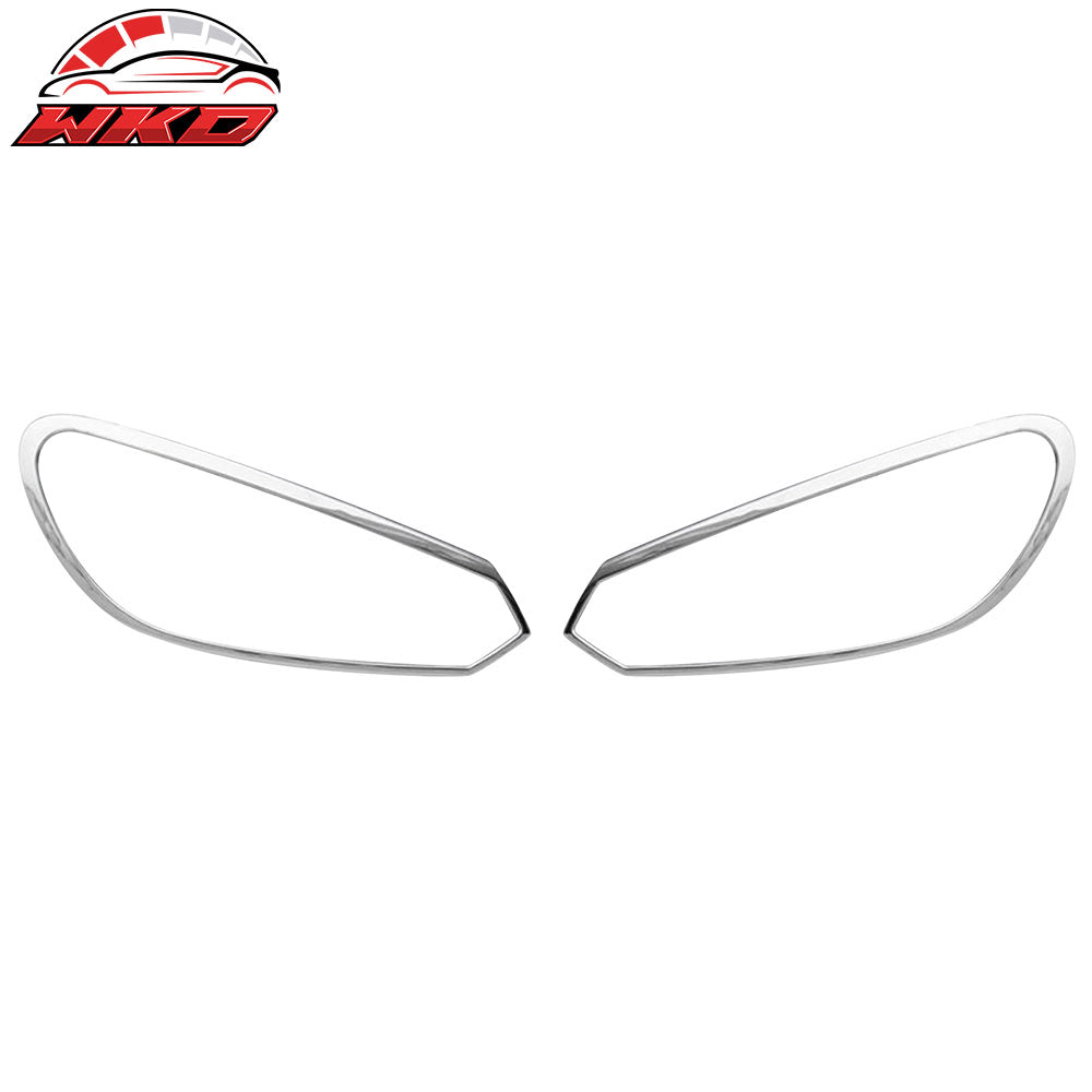 Wholesale 10-14 Volkswagen Golf 6 / GTI Chrome ABS Front Headlight Bezels Covers Pair