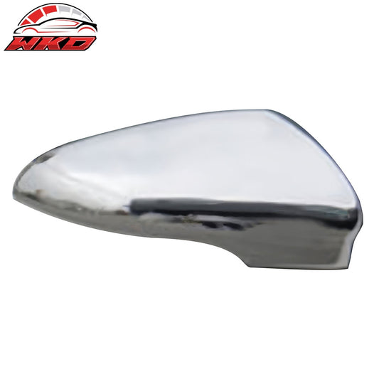 Wholesale 10-14 Volkswagen Golf 6 GTI Mirror Cover Cap W/ Signal Light Cut-Out Chrome - Wikond Auto