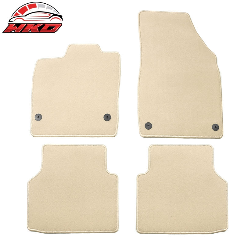Wholesale 21-26 Volkswagen ID.4 4DR Front & Rear Floor Mats Carpet Nylon 4PCS - Beige