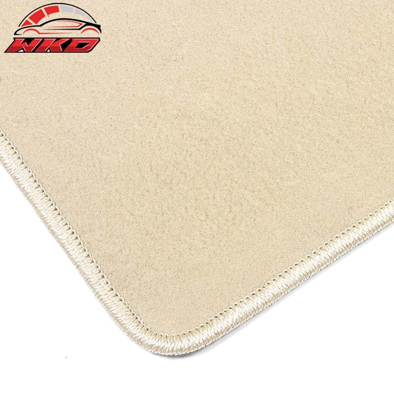 Fits 21-26 Volkswagen ID.4 4DR Front & Rear Floor Mats Carpet Nylon 4PCS - Beige