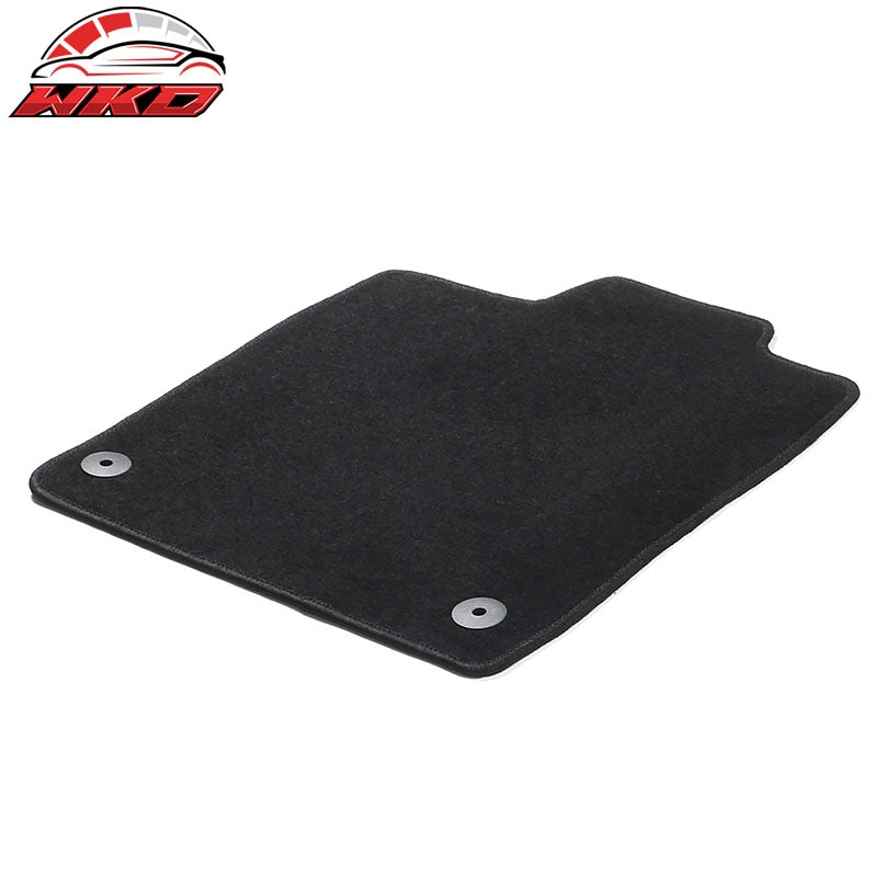 Fits 21-26 Volkswagen ID.4 4DR Front & Rear Floor Mats Carpet Nylon 4PCS - Black