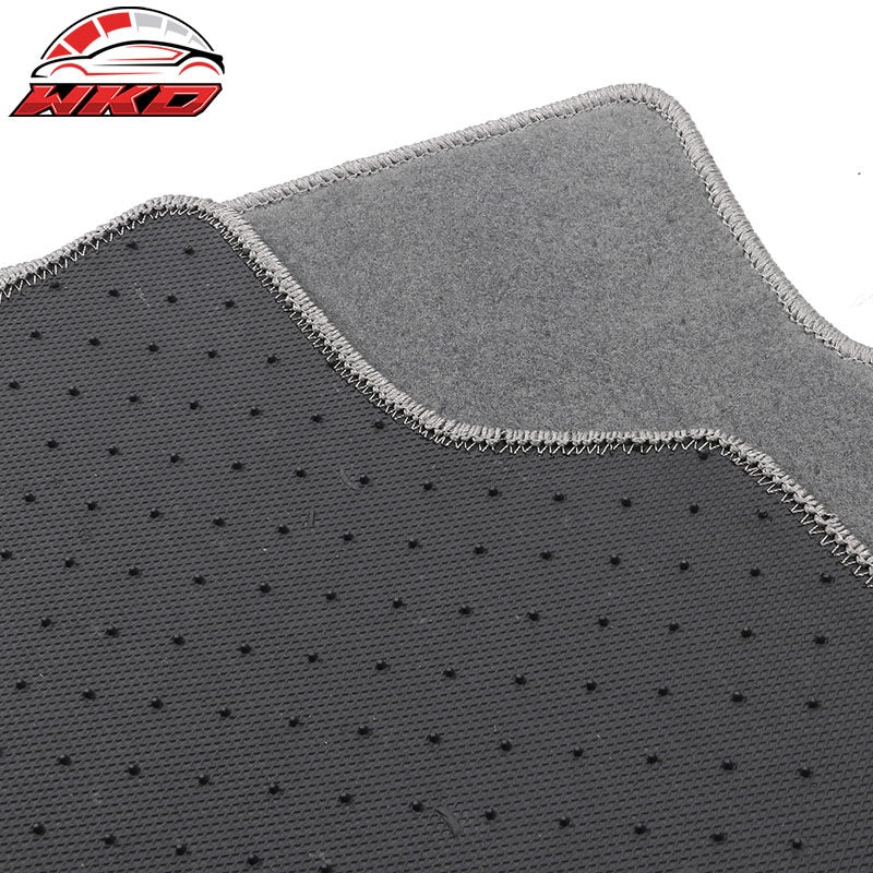 Fits 21-26 Volkswagen ID.4 4DR Front & Rear Floor Mats Carpet Nylon 4PCS - Gray