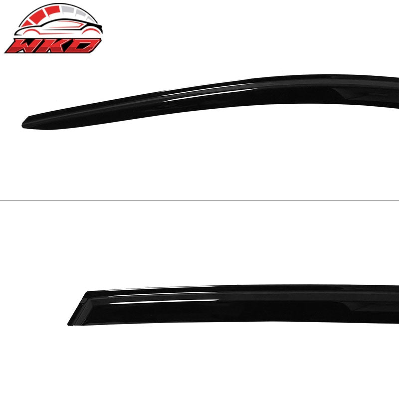 Fits 21-26 Volkswagen ID.4 Tape-On Window Visors Sun Rain Guards Deflectors 6PCS