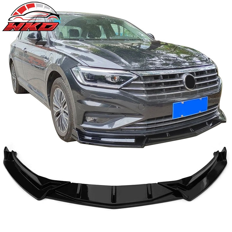 Wholesale 19-21 Volkswagen Jetta IKON V1 Front Bumper Lip Chin Spoiler Gloss Black PP