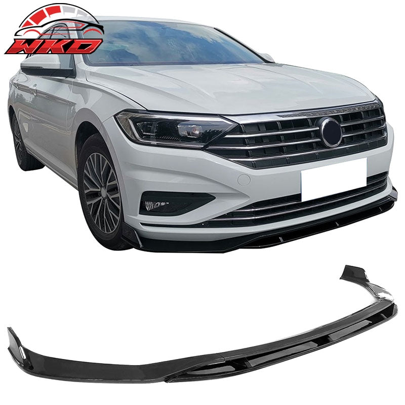 Wholesale 19-21 Volkswagen Jetta IKON V2 Front Bumper Lip Chin Spoiler Gloss Black PP