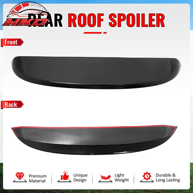 Fits 99-06 Volkswagen MK4 Golf ES Style Gloss Black Rear Roof Spoiler Lip ABS