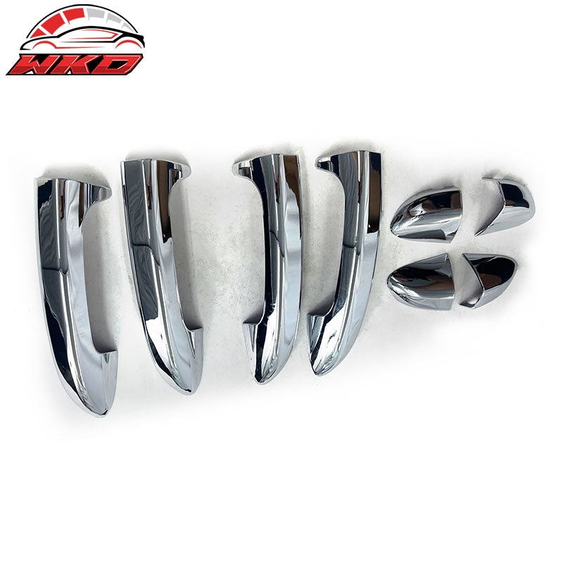 Fits 06-10 Volkswagen Passat & 09-15 CC 8PCS Front Rear Door Handle Cover Chrome