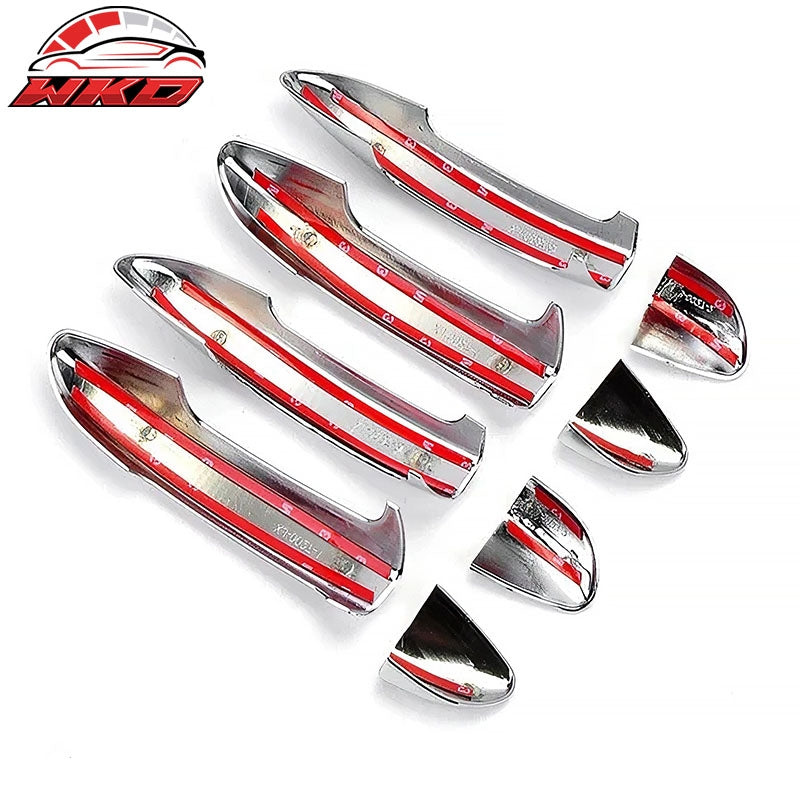 Fits 06-10 Volkswagen Passat & 09-15 CC 8PCS Front Rear Door Handle Cover Chrome